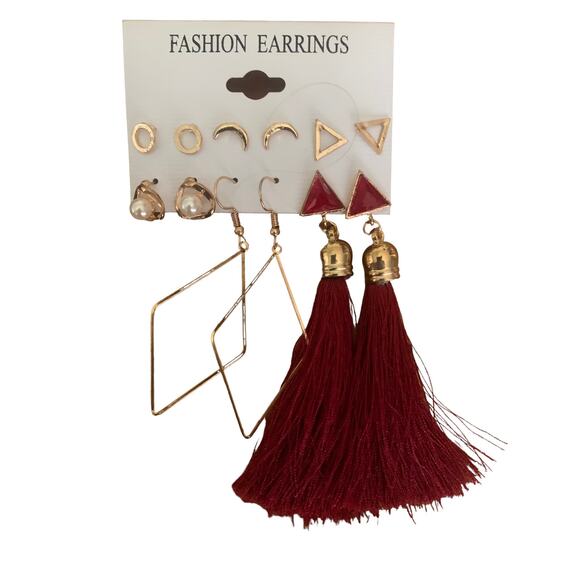 Fashion Earrings Set of Six  *Bundle & Save* - Picture 1 of 1